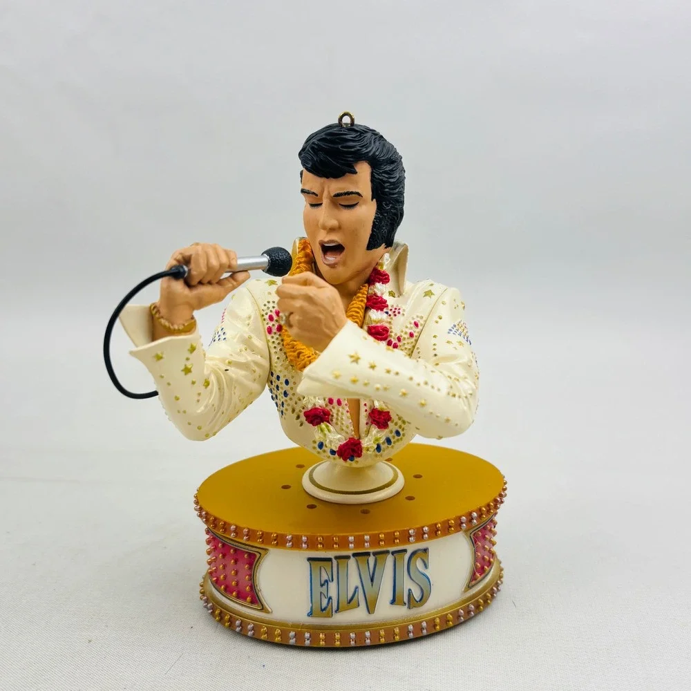 Carlton Cards Elvis American Eagle Jumpsuit Musical‎ Ornament Suspicious Minds